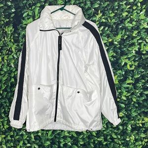 Reduced price 🥳 Micheal Kors white windbreaker jacket size L